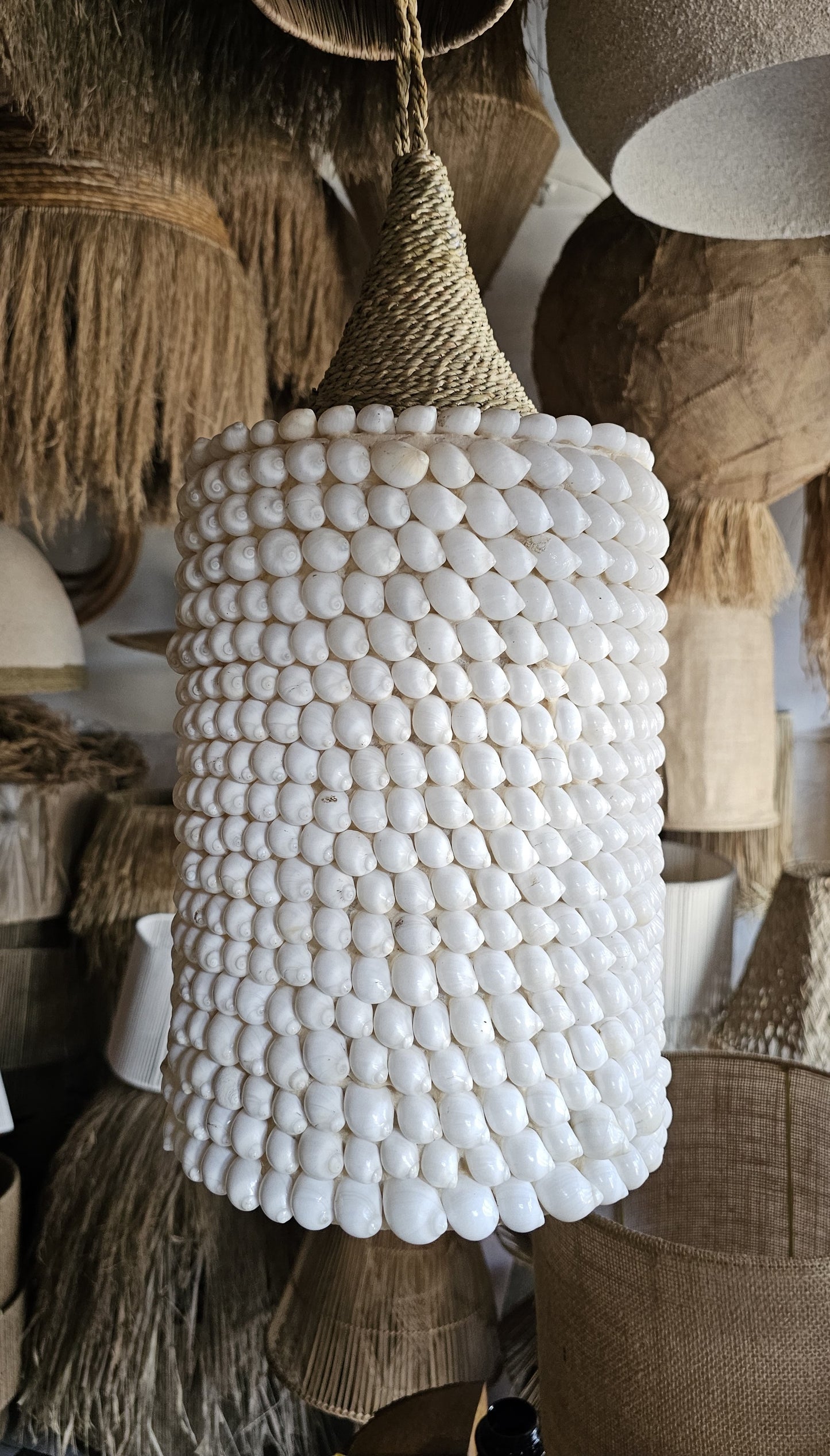 Schelpen hanglamp