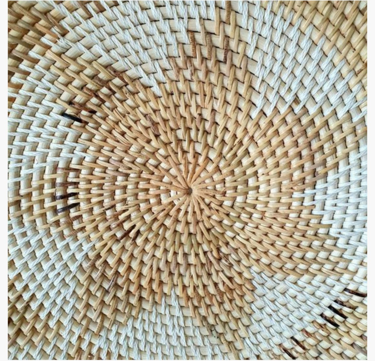 Rotan wandschalen XL set Bunga