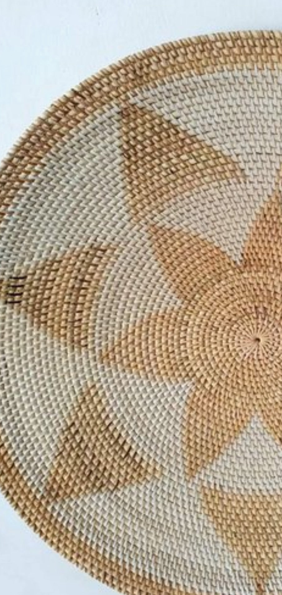 Rotan wandschalen XL set Bunga