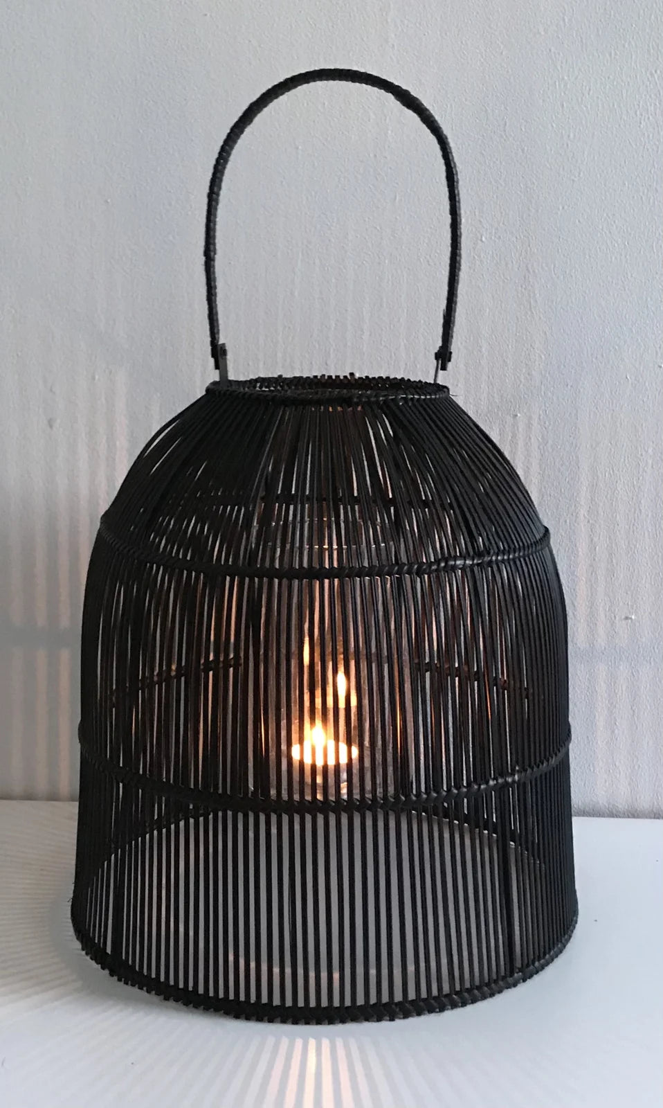 BAMBOE LANTAARN | ZWART
