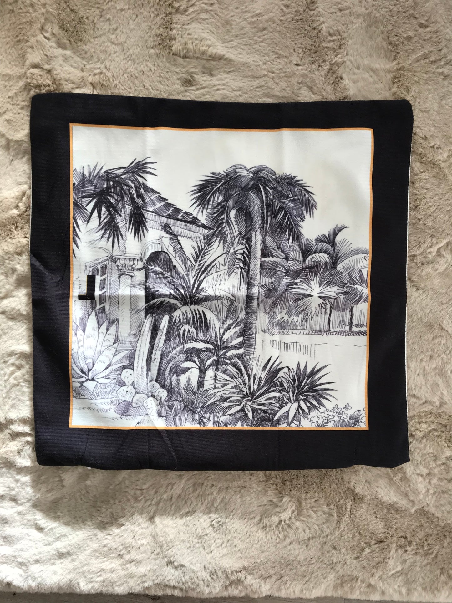 Kussen hoes Palmboom