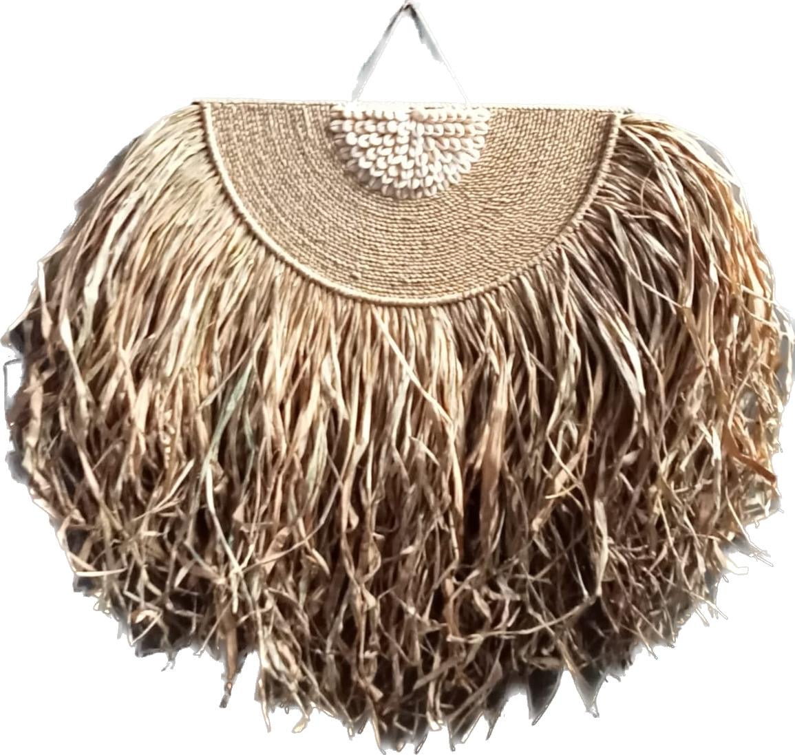Raffia wandhanger
