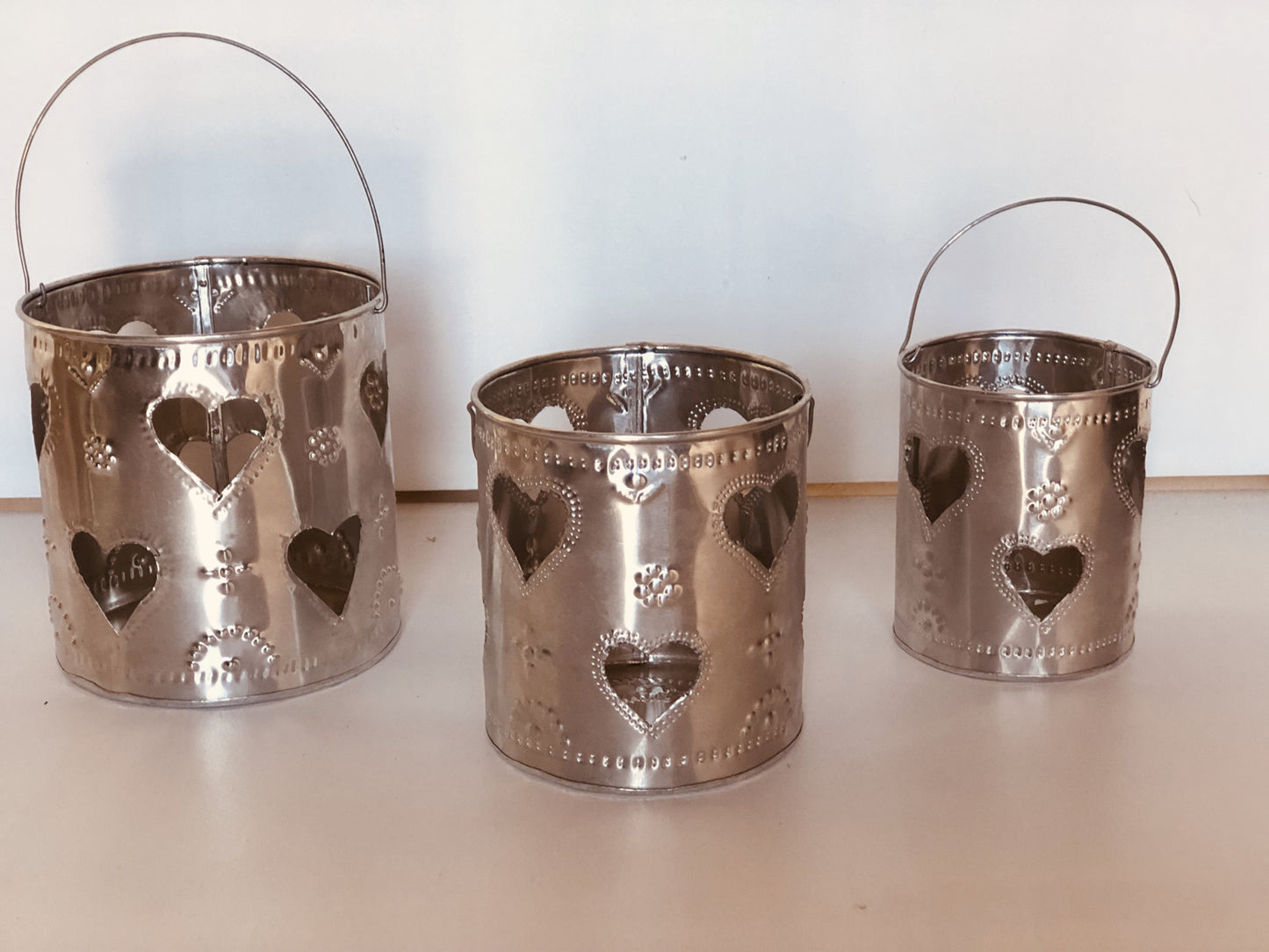 WAXINE LANTAARN SET | ALUMINIUM | ROND
