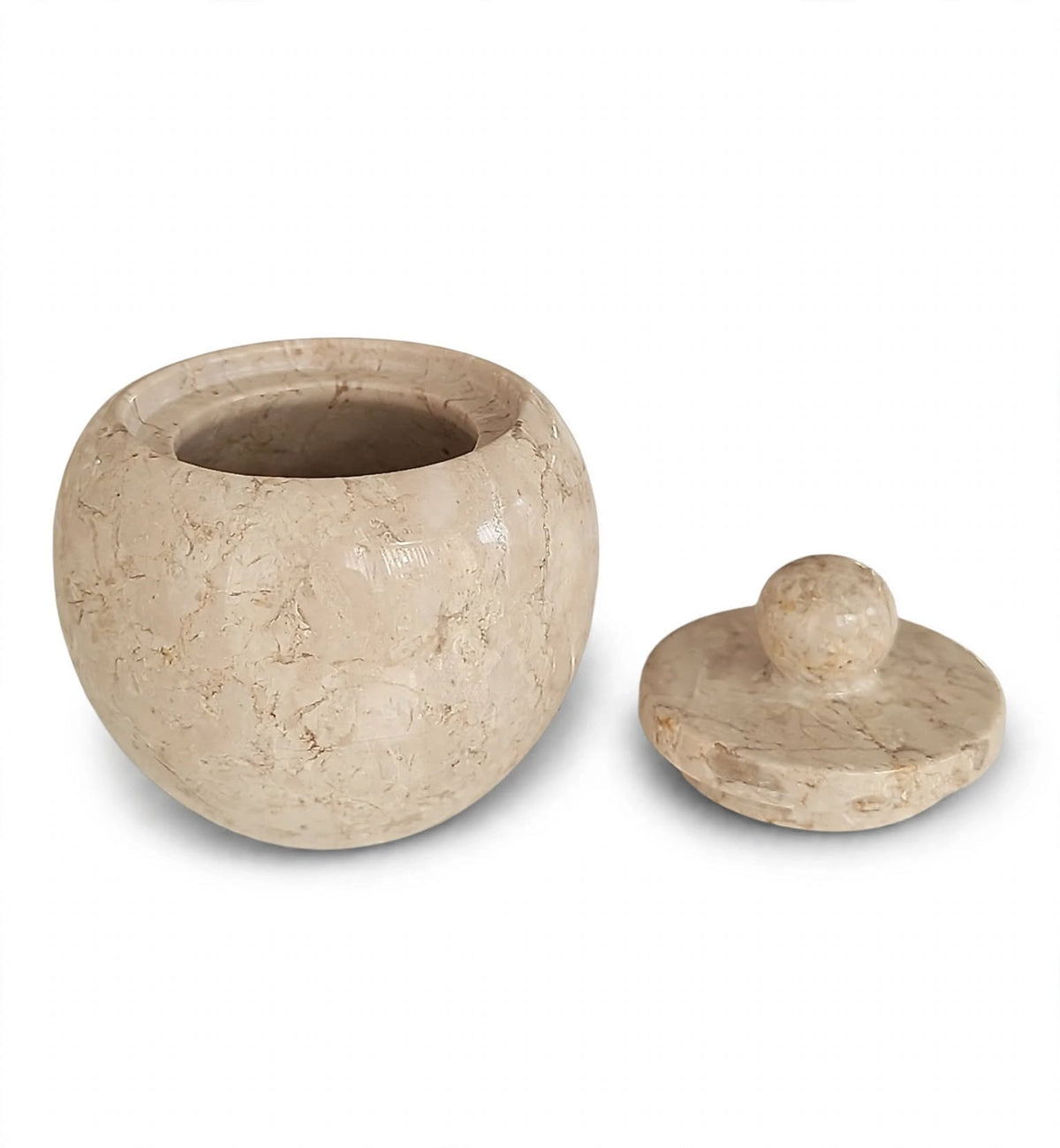 Marmer potje rond